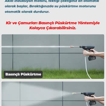 Sepetfirsati.com Robo Şarjlı ve Basınçlı Su Tabancası Siparişi