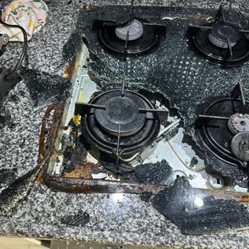 Arçelik'le Ölüyorduk Bomba Gibi Patladı Cam Üstü Ocak.