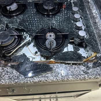 Arçelik'le Ölüyorduk Bomba Gibi Patladı Cam Üstü Ocak.