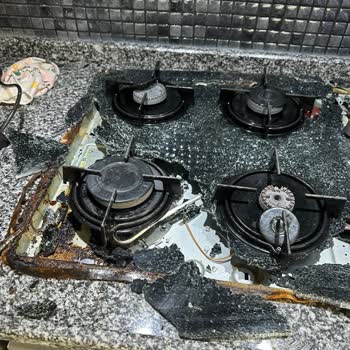 Arçelik'le Ölüyorduk Bomba Gibi Patladı Cam Üstü Ocak.