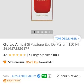 Armani Beauty Çapraz Kargodan Dolayı Ürünün Tekrar Göndermesi Ricası