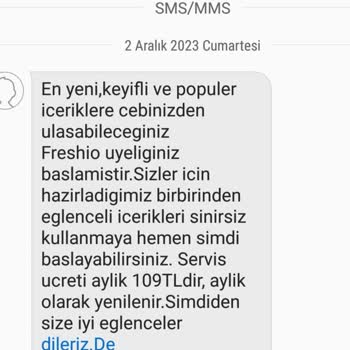 Freshio Fun Servisi Üyeliği, Paramın İadesini İstiyorum!