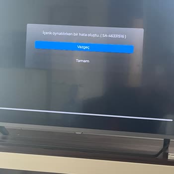 TOD Tv Yayın Açılmıyor Hata Kodu Veriyor