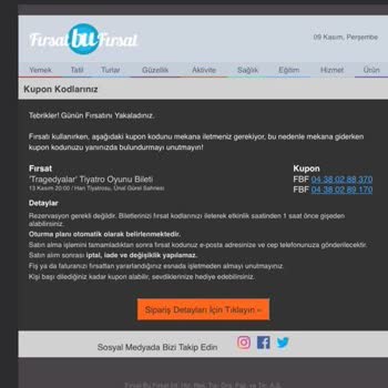 Fırsat Bu Fırsat Sitesi Yanlış Oyun Bileti Satıyor