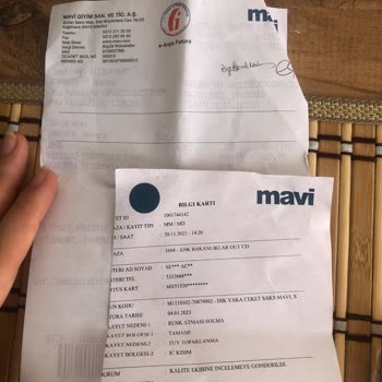 Mavi Markasının Ürünün Arkasında Durmaması