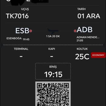 Esenboğa Hava Limanı Ve Türk Hava Yolları Personellerinden