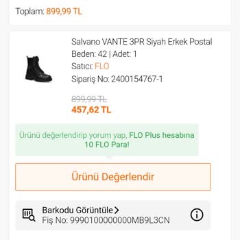 FLO Ayakkabı 2 Al 1 Öde Kampanyasından Aldığım Ürün Teslim Edilmedi