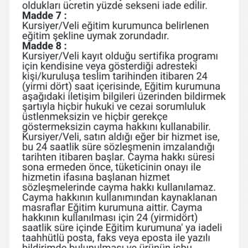 Maarif Eğitim Kurumları Online Eğitim Hizmeti İptal Sorunu