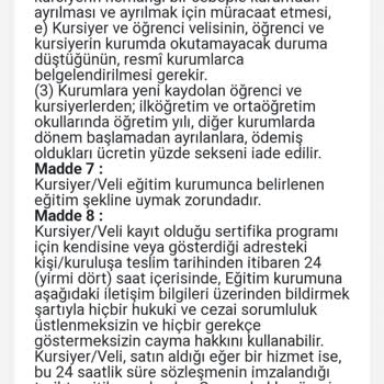 Maarif Eğitim Kurumları Online Eğitim Hizmeti İptal Sorunu