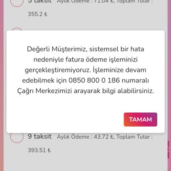 Gediz Elektrik Perakende Fatura Ödeme Hayal Kırıklığı