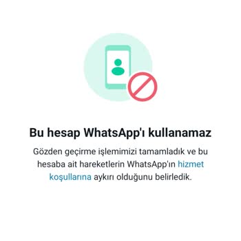 WhatsApp Numaram Yasaklandı