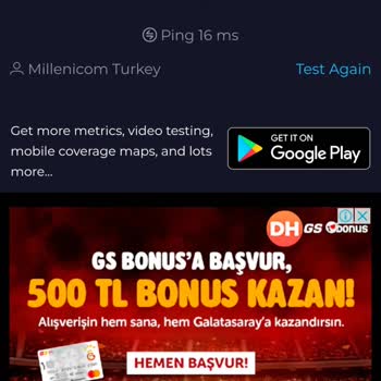 Millenicom Ping Wi-Fi Kopma İnternet Hız Yavaşlığı