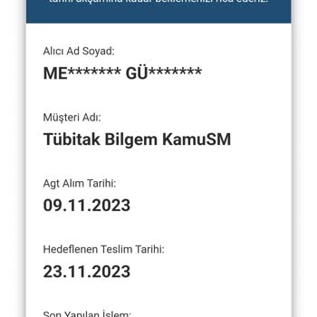 AGT Kurye (aynigunteslim.com) Asla Gelmeyen/teslim Edilmeyen Kargo.