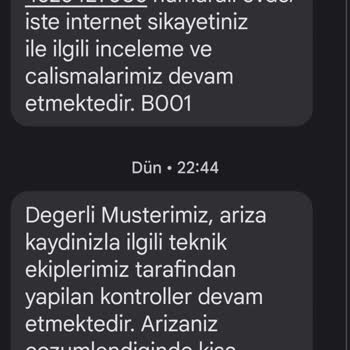 Türk Telekom İnternet Arızamın Giderilememesi
