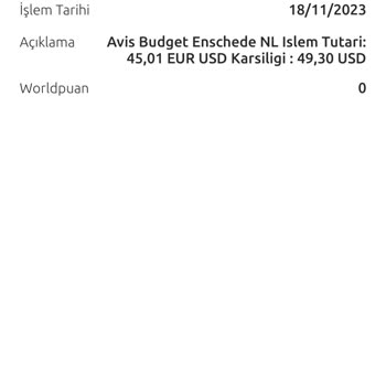 Budget Avrupa Haksız Yere Depozito Kesintisi