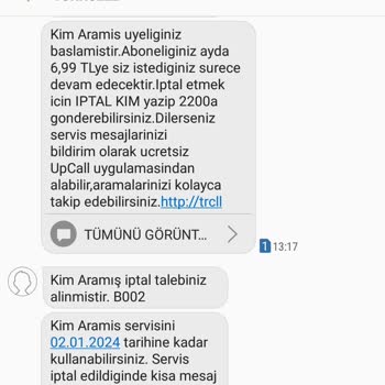 Turkcell Menü Haksız Uygulama