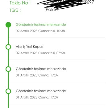Kolay Gelsin Teslim Edilemeyen Kargo