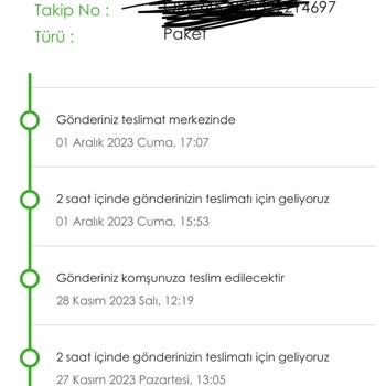 Kolay Gelsin Teslim Edilemeyen Kargo