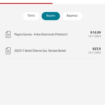 Vodafone Mobil Ödeme İadesi