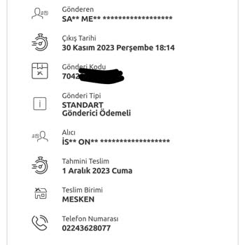 Yurtiçi Kargo Ürün Teslimatı Yapmıyor.
