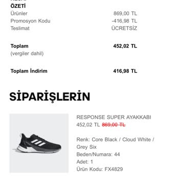 Adidas Sattığı Ürünü Kargoda Geri Çekiyor.
