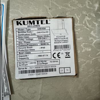 Kumtel Ankastre 3 Lü Set Ayıplı Mal Satışı