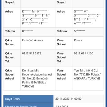 Sürat Kargo Kargo Teslim Edilmiyor