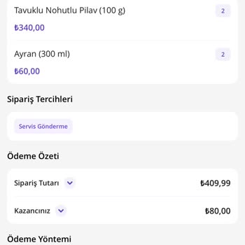 Getir Para Ödediğim Yemeğimi Alamadım
