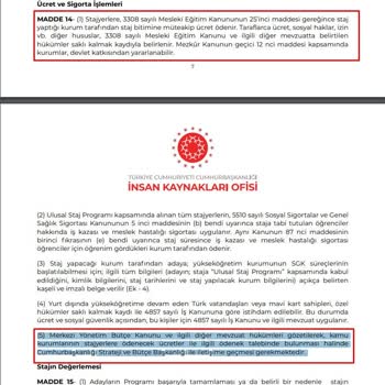 Kariyer Kapısı Ulusal Staj Programı Kamu Staj Ücretim 2 Ay Sonra 2.280,47 TL Ödendi