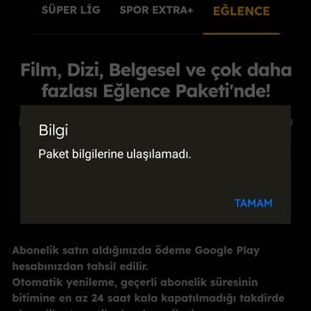 TOD Tv Birden Fazla Paket Alamıyorum
