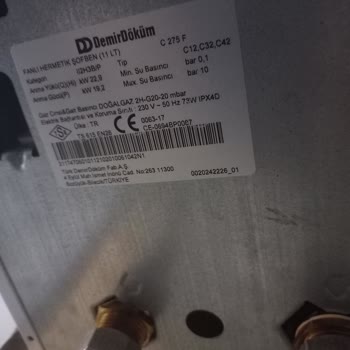 DemirDöküm Fanlı Hermetik Şofben