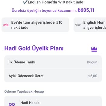 Hadi TOM Pay Hadi Uygulaması Yemek Parası