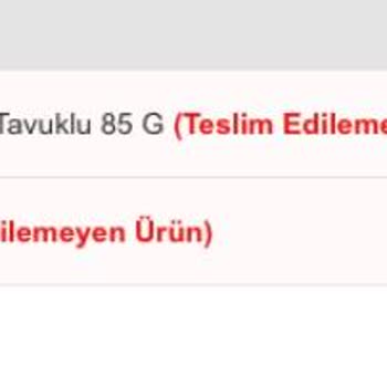 Migros Temin Edilemeyen Ürün
