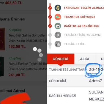 Kitap Seç Gecikme Ve Yanlış Ürün Hayal Kırıklığı