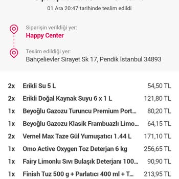 Yemek Sepeti İlgisizliği