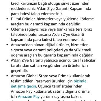 Amazon'un A'dan Z'ye Garantiye Uymayıp Müşterileri Mağdur Etmesi