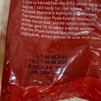 Piyale Makarna Böcek Çıktı
