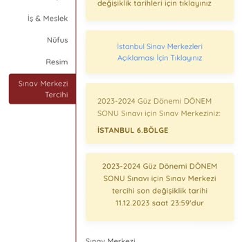 Anadolu Üniversitesi Açıköğretim Fakültesi Sınav Yerim Yanlış.!