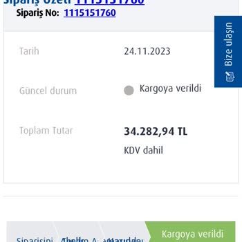 Profilo İptal Edilen Ürünlerin Ücreti