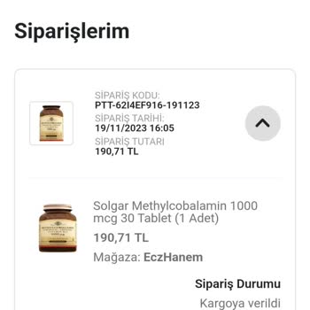 PttAVM Siparişimin Elime Ulaşmaması