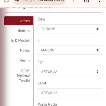 Anadolu Üniversitesi Sınav Yeri Merkezi Yanlış