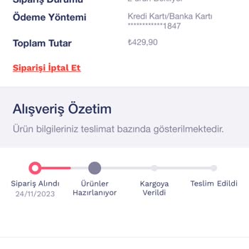Penti Kampanyadan Alınan Ürün Kargosunu Yapmıyor