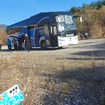 Kamil Koç Samsun-Kastamonu Seferi Düzenleyen Otobüs Arızası