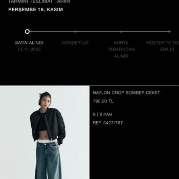 Zara Siparişimin Durumunun Belirsizliği