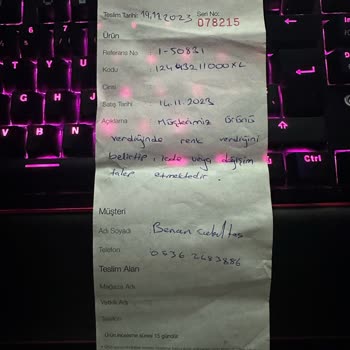 Adil Işık Group AdL Işık Rengi Atan Elbise Değişim İade Yapmıyor!