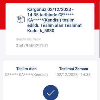 Aras Kargo Teslim Edilmeyen Kargo