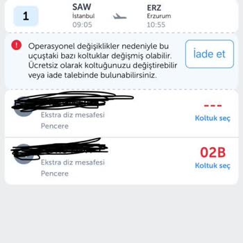 Anadolu Jet Koltuk Ödeme İadesi