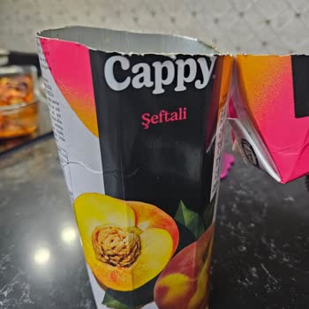 Küflü Cappy Şeftali Meyve Suyu