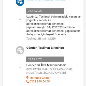 MNG Kargo Kargonun Teslimatının Bilerek Geciktirilmesi