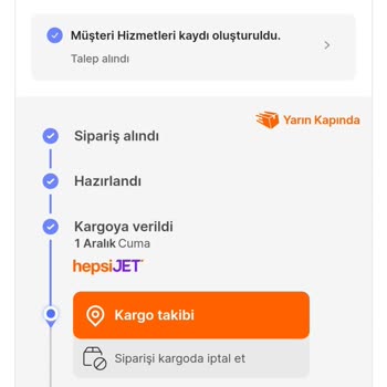 Hepsiburada Ve Hepsijet Ürünü Göndermedi.
